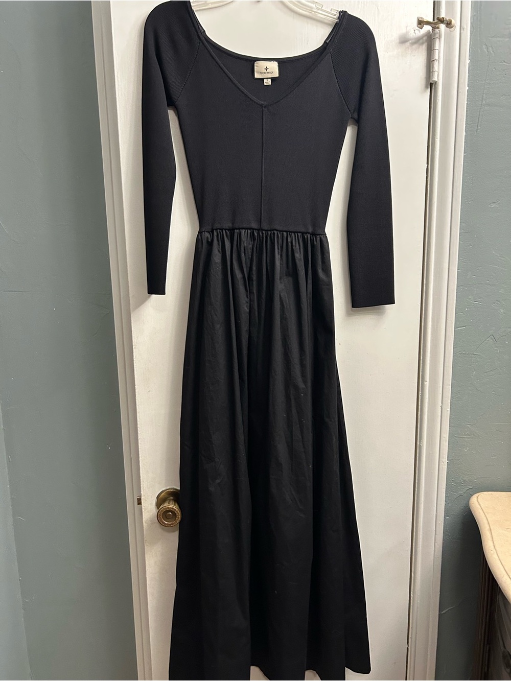 Tuckernuck Black Dupioni Clea Dress - Picture 3 of 4